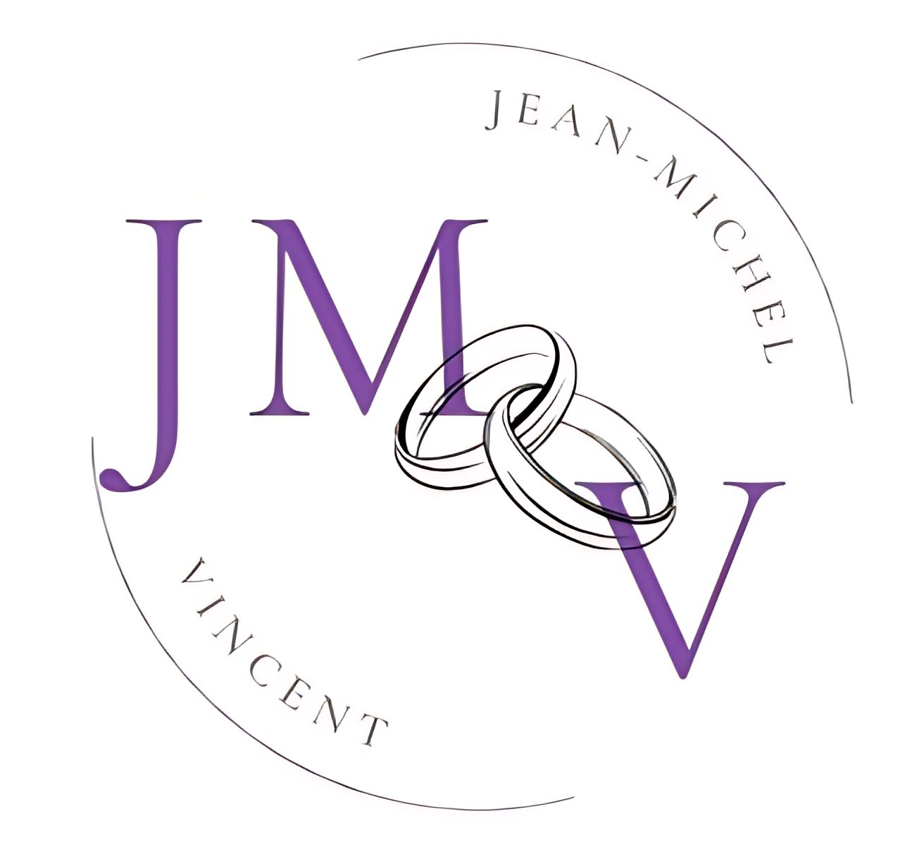 Logo Mariage de Vincent et Jean-Michel Logo Mariage de Vincent et Jean-Michel